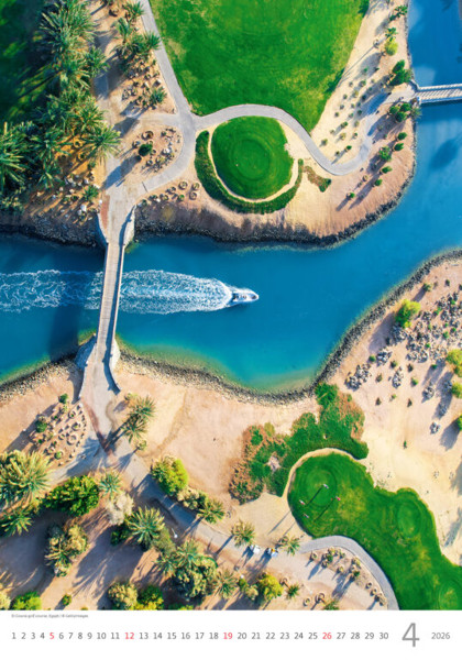 Nástěnný kalendář World from Above 2026