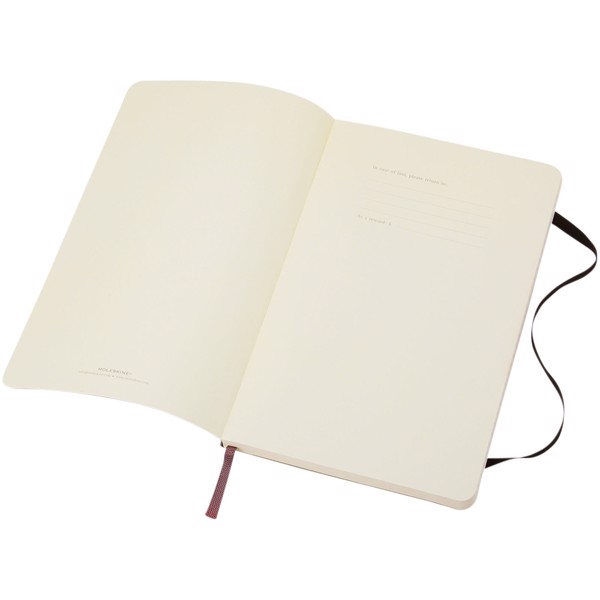 Moleskine Classic PK soft cover notebook - ruled - Solid Black