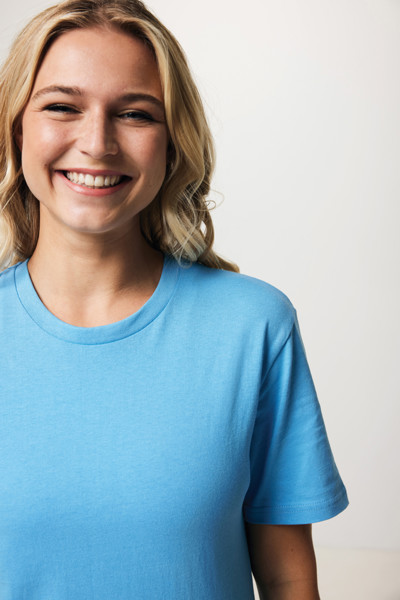 T-shirt en coton recyclé Iqoniq Bryce - Tranquil Blue / XXL