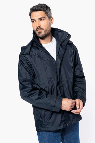 Jakna 3-u-1 PARKA - Crna / 2XL