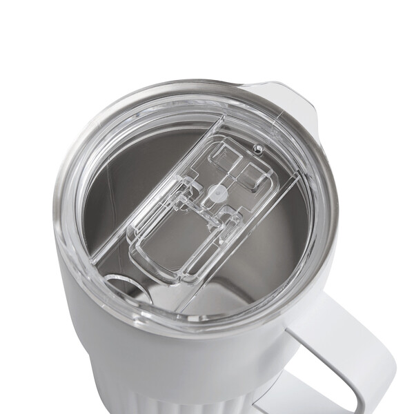Vacuum Drink Mug Wave Hold - White