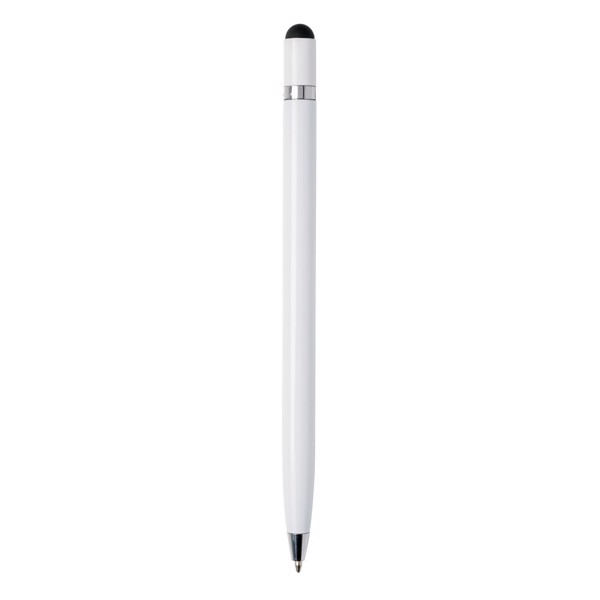 Minimalistické kovové pero - Bílá