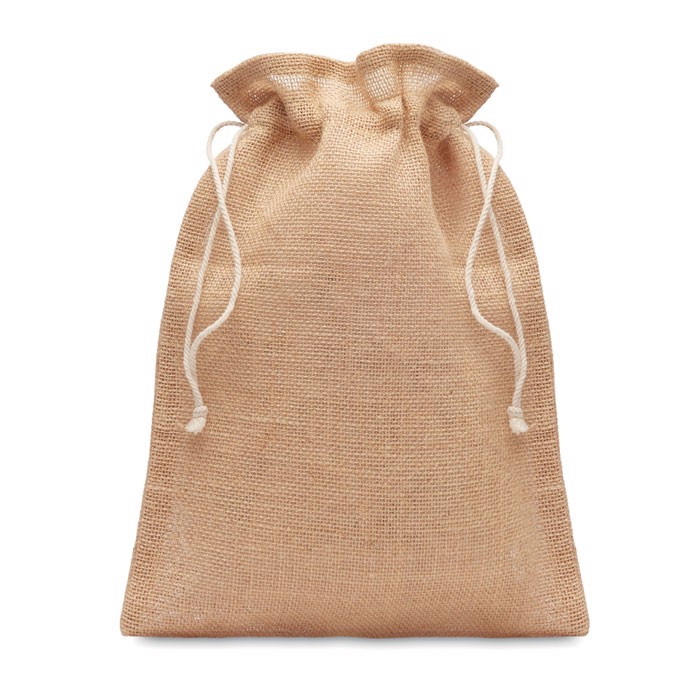 MB - Medium jute gift bag 25 x 32cm Jute Medium