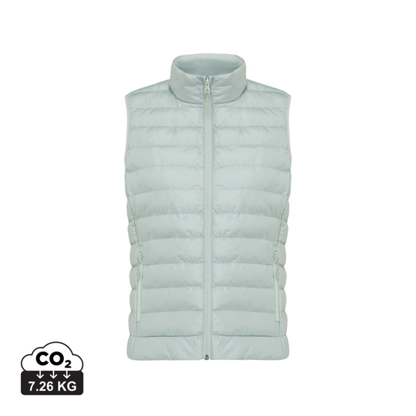 Iqoniq Meru women recycled polyester bodywarmer - Iceberg Green / M