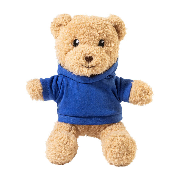 Rpet Pluh Teddy Bear With Hoodie Hobear - Blue
