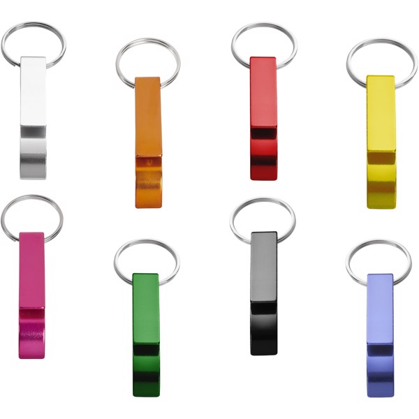 Porte-clés ouvre-bouteille et canette Tao - Doré