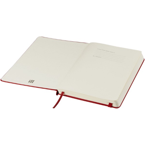 Moleskine Classic L hard cover notebook - ruled - Scarlet Red