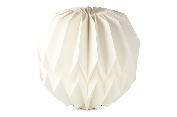 Coollux foldable Origami-inspired paper LED lamp Luna 25cm - Nature
