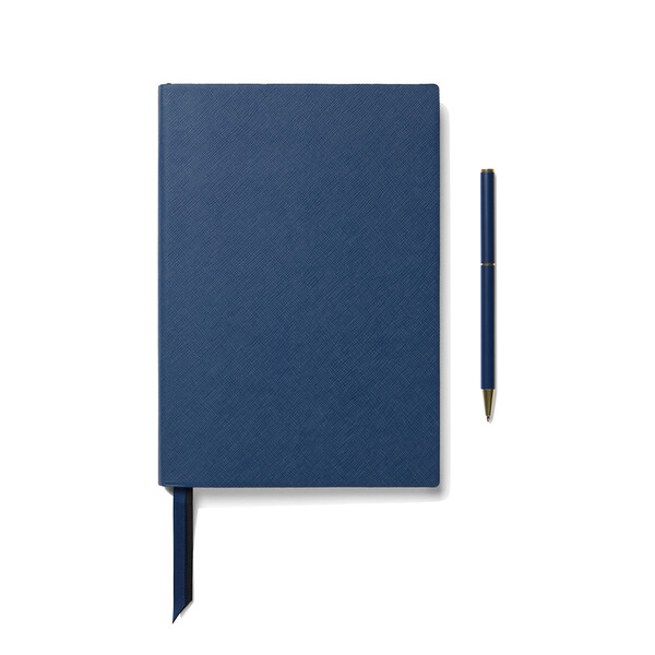 VINGA Set d'écriture Arlo RCS - Bleu Marine