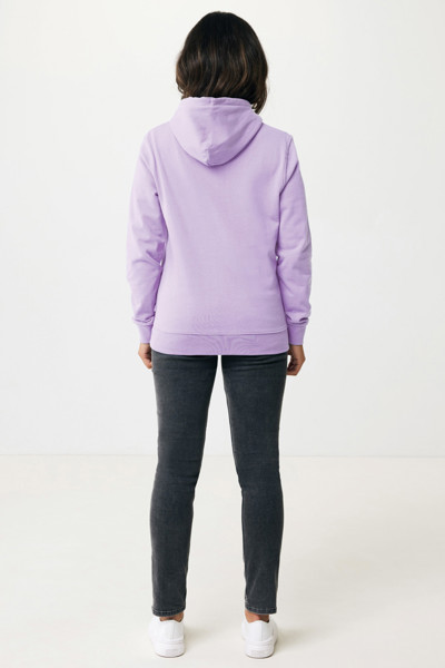 Sweat à capuche en coton recyclé Iqoniq Jasper - Lavender / XS