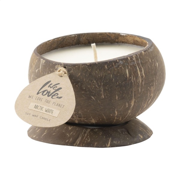 We Love The Planet Coconut Candle bougie - blanc