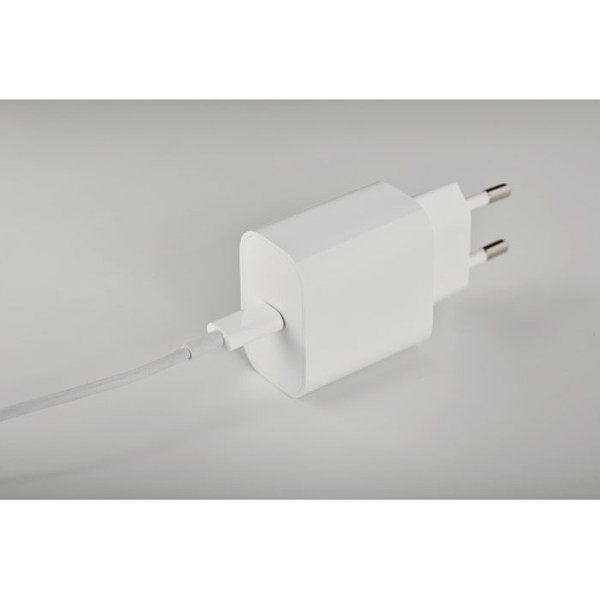 Chargeur USB 20W 2 ports, prise Plugme