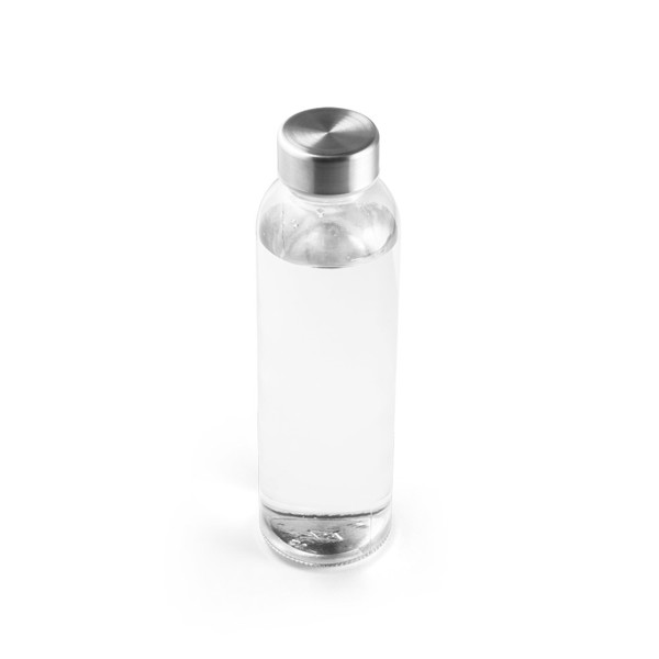 SOLER. Garrafa em vidro e tampa em aço inoxidável para sublimação 500 mL