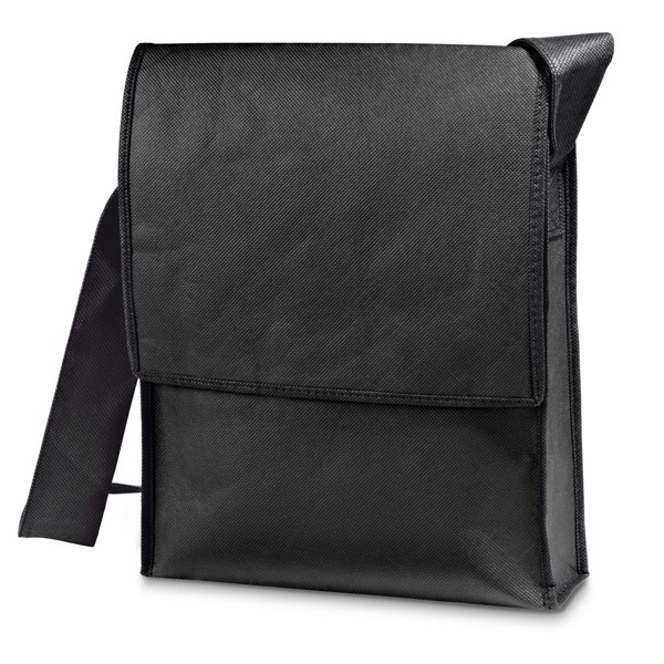 NASH. Shoulder bag with zipper - Black
