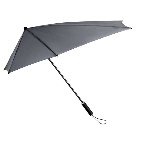 STORMaxi - Parapluie tempte arodynamique - Manuel - Impermable au vent -  92 cm - Gris