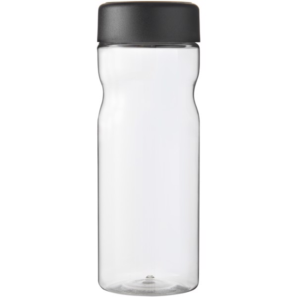 H2O Active® Base Tritan™ 650-ml-Sportflasche mit Drehdeckel - transparent klar / schwarz
