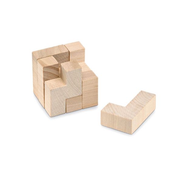 MB - Wooden puzzle in cotton pouch Trikesnats
