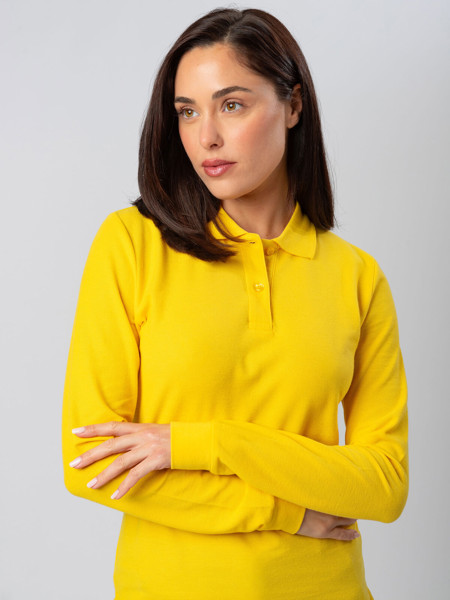 Evolution Polo Women LS - White / XS