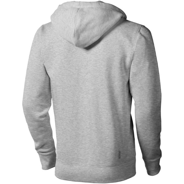 Sweater capuche full zip homme Arora - Gris mélangé / M
