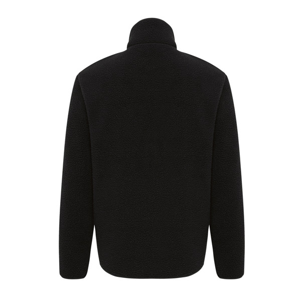 Jakna iz flisa Iqoniq Diran, 100 % recikliran poliester - Črna / 3XL