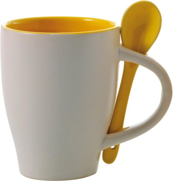 Mug en céramique Eduardo - Yellow