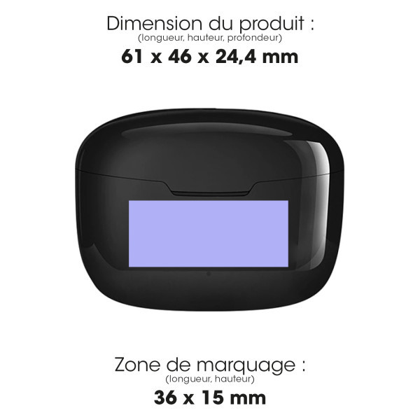 AKARI - ÉCOUTEURS SANS FIL BLUETOOTH NOIR