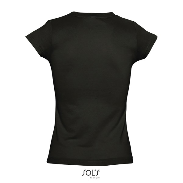 MOON DONNA T-SHIRT 150g - Nero ProfondoM