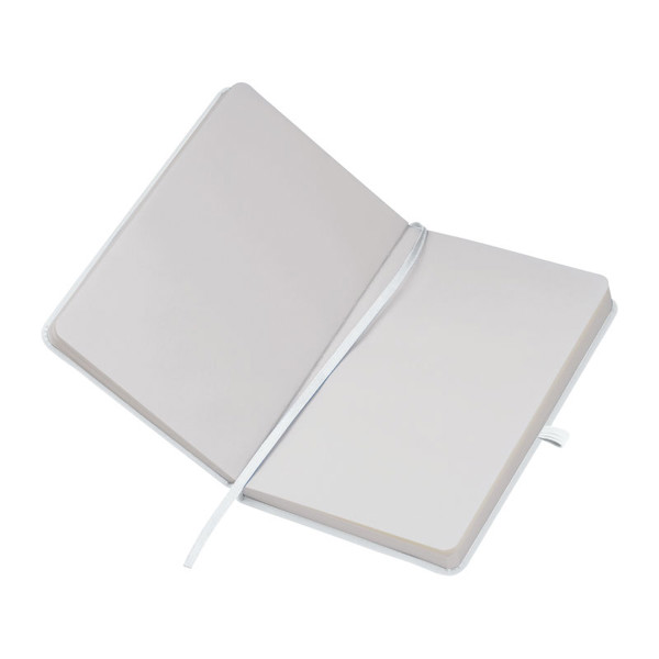 A6 Premium PU Notebook Lübeck - White