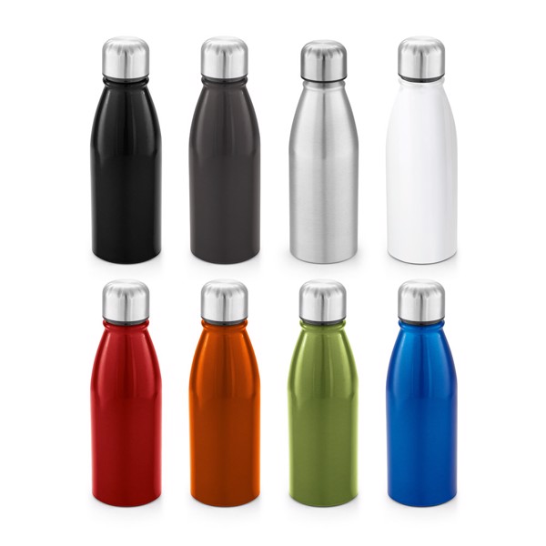 BEANE. Bouteille de sport en aluminium 500 mL - Gun Metal