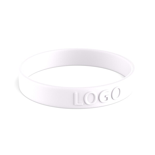 Customised silicone wristbands (12mm width) - Light Purple / 18x1.2x0.2cm