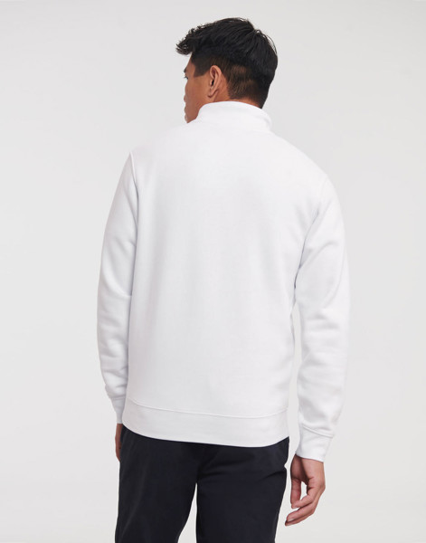 Authentic 1 / 4 Zip Sweat - White / M