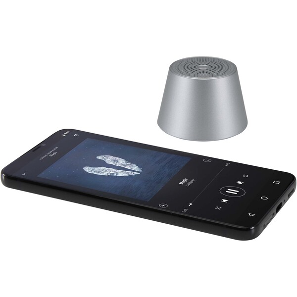SMART 3W recycled aluminium magnetic speaker - Silver
