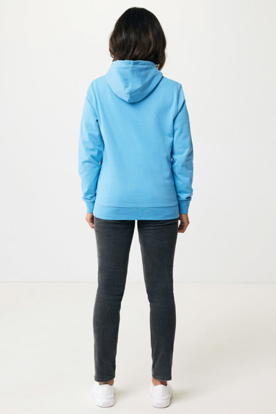 Sweat à capuche en coton recyclé Iqoniq Jasper - Tranquil Blue / XL