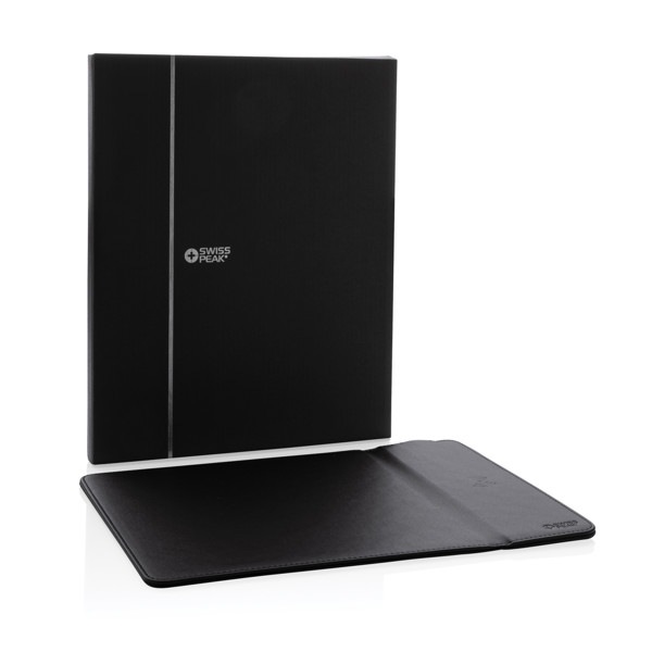 Swiss Peak mousepad, recycled PU, 10W wireless