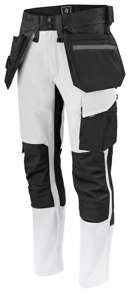 5551 Waistpant Stretch White C62