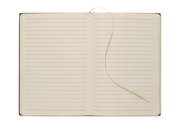 A5 notebook in smokey PU Tintray - Beige