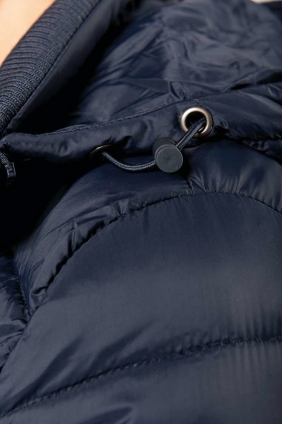 Ladies' Lightweight Hooded Padded Parka - Black / S