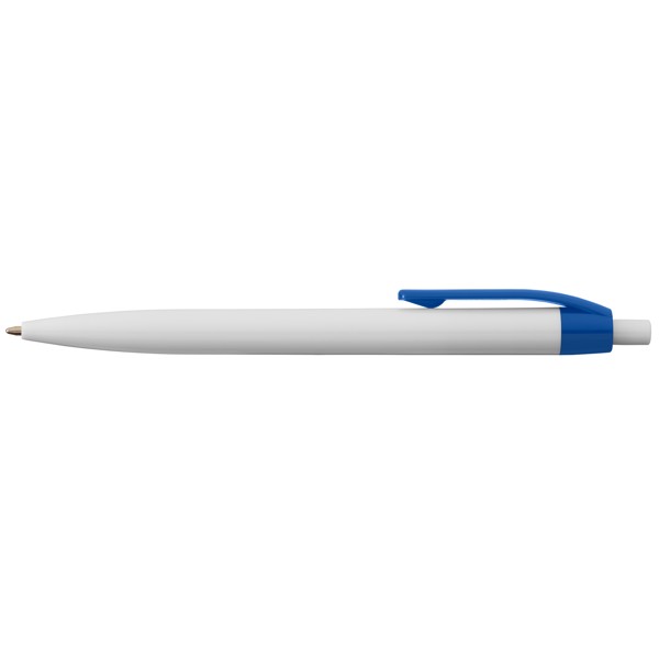 Stylo ColourFlow en plastique recyclé - Bleu roi / Jet d’encre 4 couleurs