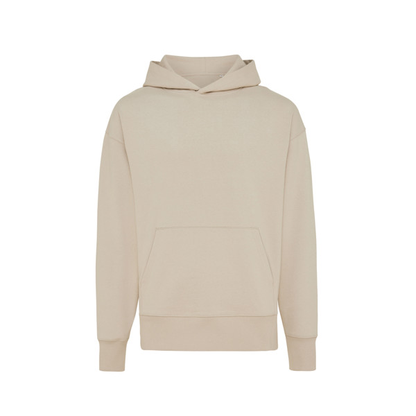 Iqoniq Yoho recycled cotton relaxed hoodie - Desert / XXXL