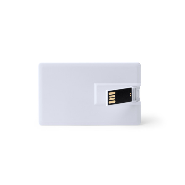 Custom card USB flash drive 16 GB ultra-slim with sliding mechanism