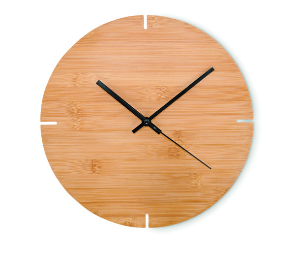 Round shape bamboo wall clock Esfere