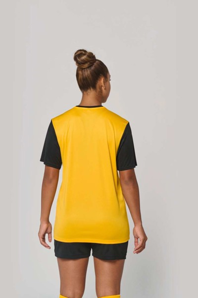 Adults' Bicolour Short-Sleeved T-Shirt - White / Black / XL