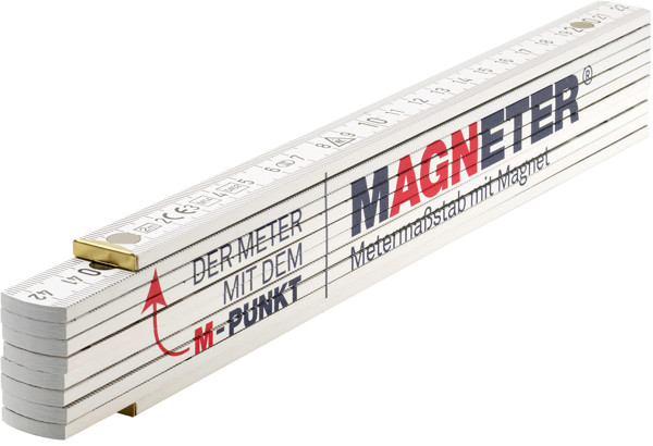 Folding rule "magnetic" - White - White