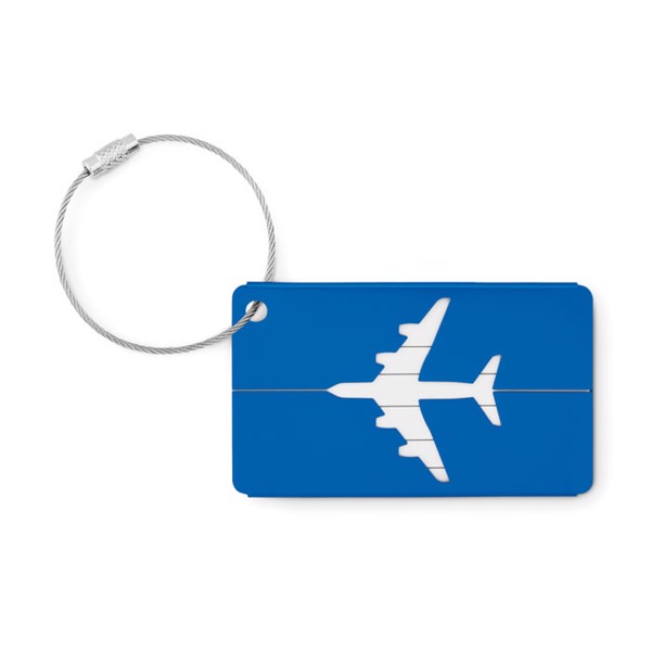 Identificador bagagem alumínio Fly Tag - Azul Royal