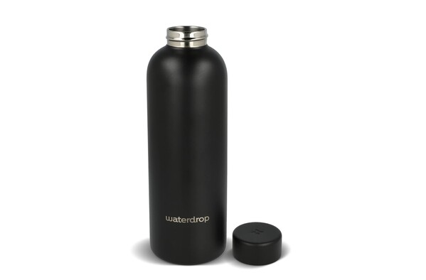 Waterdrop Stainless Steel Bottle with Steel Cap 600ml