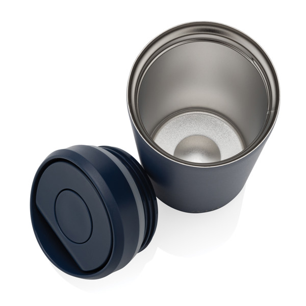 Mug 400ml en acier recyclé RCS Avira Alix - Bleu Marine