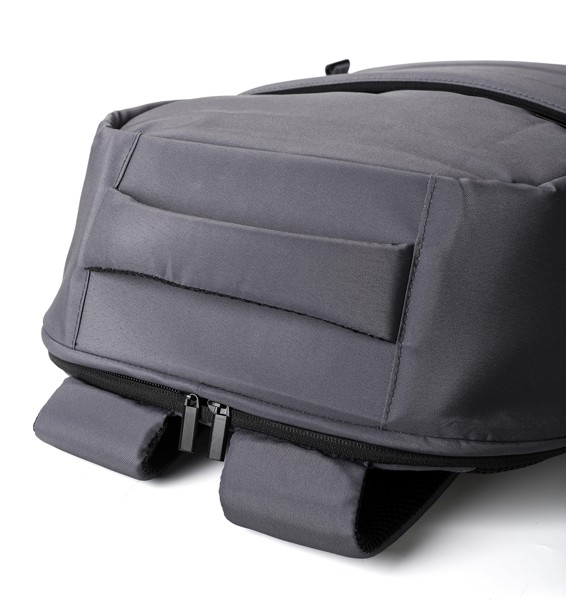 rPET polyester (300D) laptoprugzak Calliope - grijs