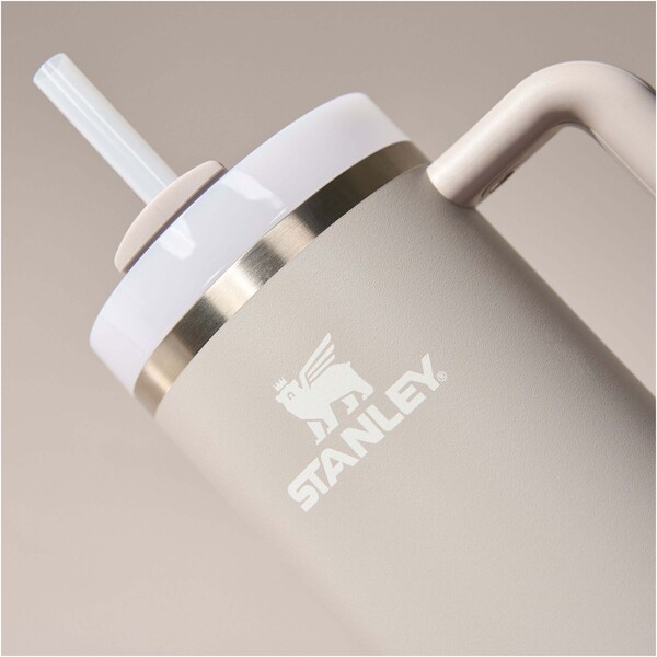 Stanley Quencher® H2.0 FlowState™ 890 ml recycled stainless steel insulated tumbler - Grey