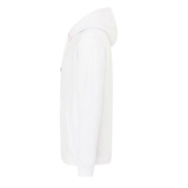 Mikina s kapucí IQONIQ Joshua z recyklované bavlny - Recycled White / S