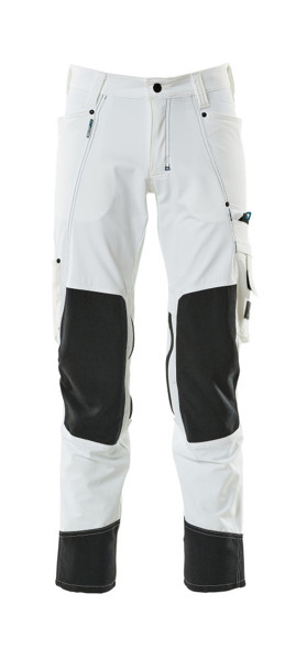 Pantaloni cu buzunare pentru genunchi - MASCOT® - White